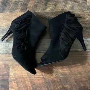 new directions Shoes New Directions Suede Fringe Booties